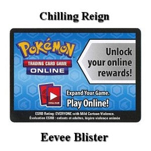 Online Code Card (Eevee Blister) - Chilling Reign (Online Code Card)
