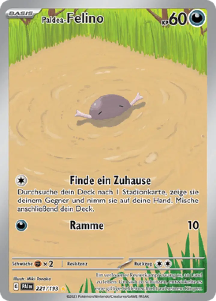 Entwicklungen in Paldea Paldea-Felino 221/193 Deutsch - Sammelkarten