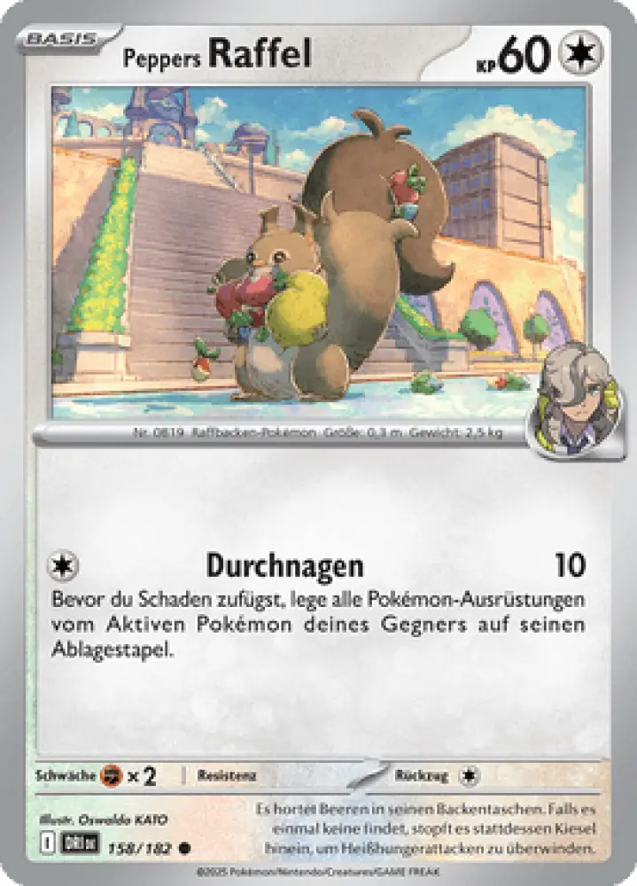 Ewige Rivalen Peppers Raffel 158/182 Deutsch - Sammelkarten