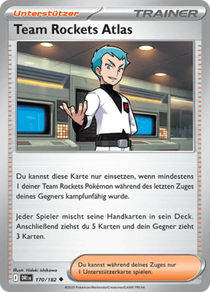 Ewige Rivalen Team Rockets Atlas 170/182 Deutsch - Sammelkarten
