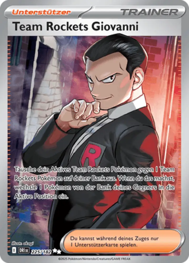 Ewige Rivalen Team Rockets Giovanni 225/182 Deutsch - Sammelkarten
