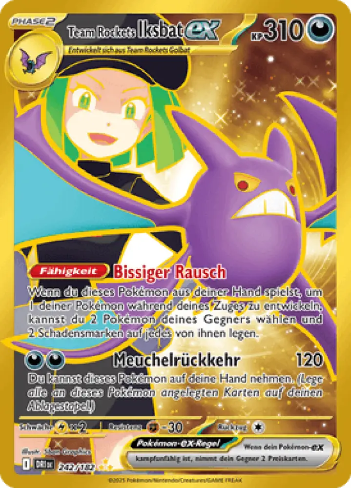 Ewige Rivalen Team Rockets Iksbat-ex 242/182 Deutsch - Sammelkarten