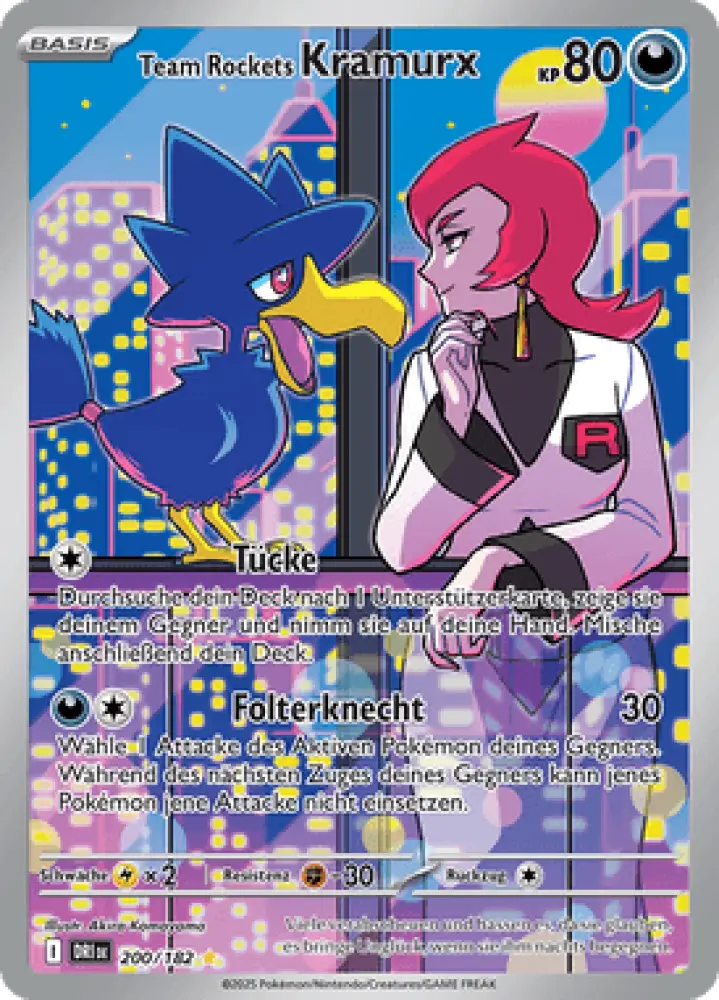 Ewige Rivalen Team Rockets Kramurx 200/182 Deutsch - Sammelkarten