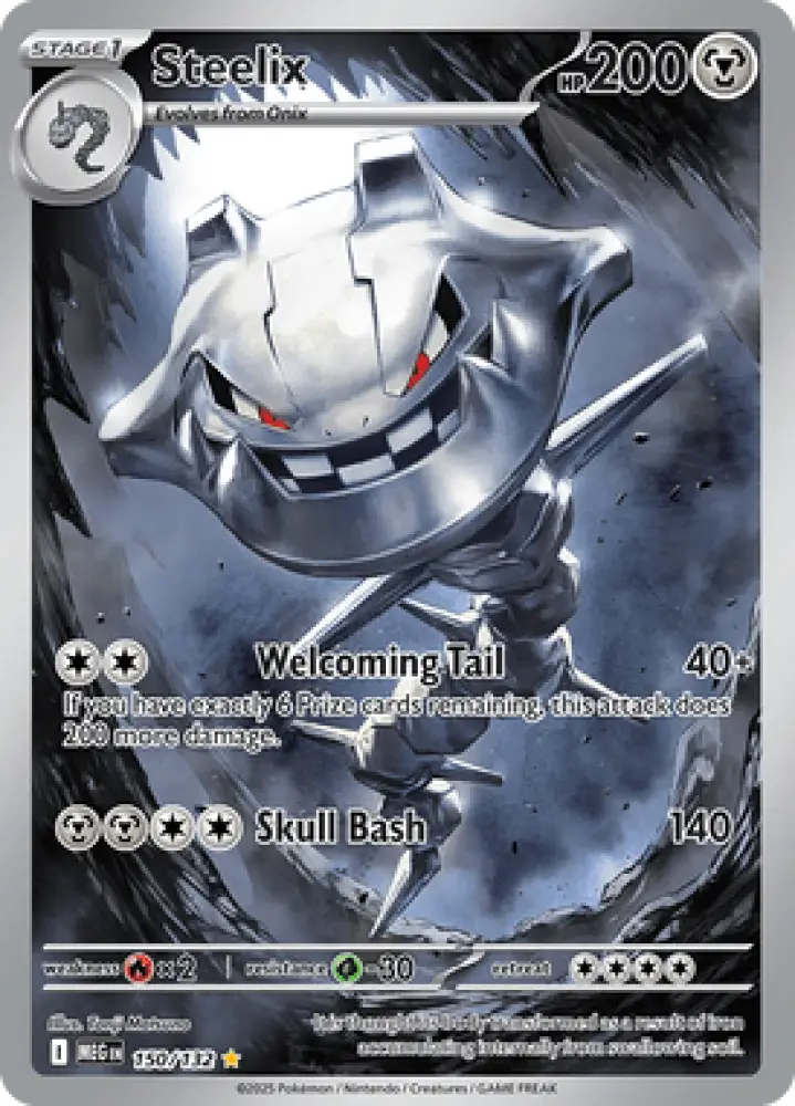 Mega Evolution Steelix 150/132 Englisch - Sammelkarten