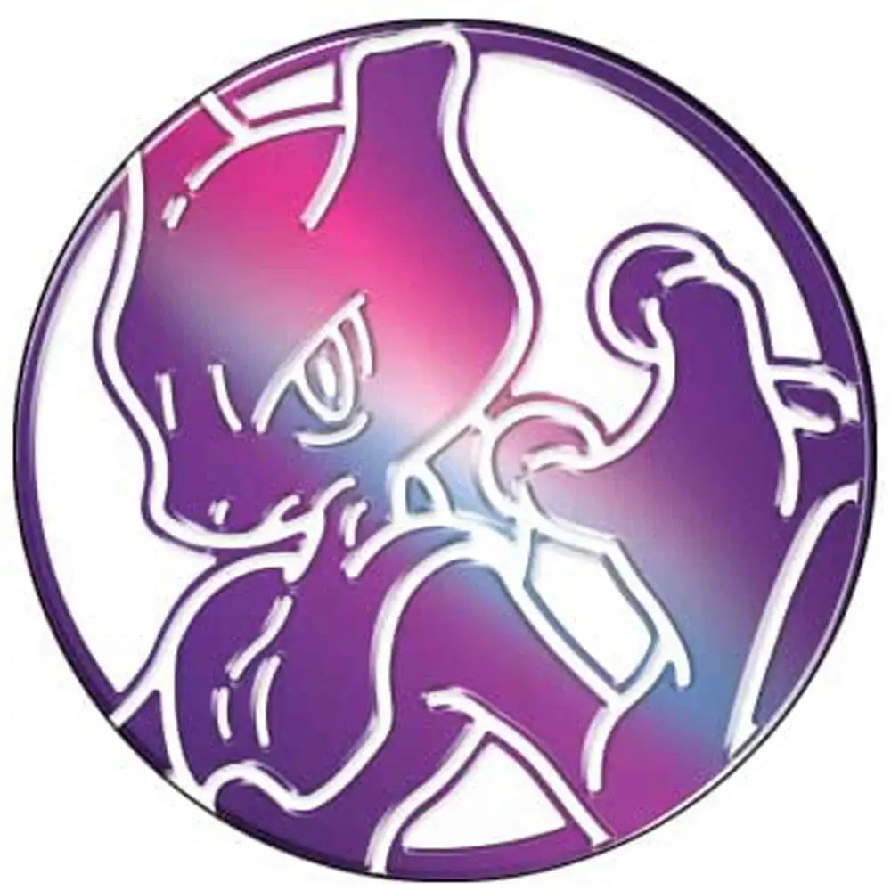 Mewtwo Münze Lila Weiß Jumbo Coin