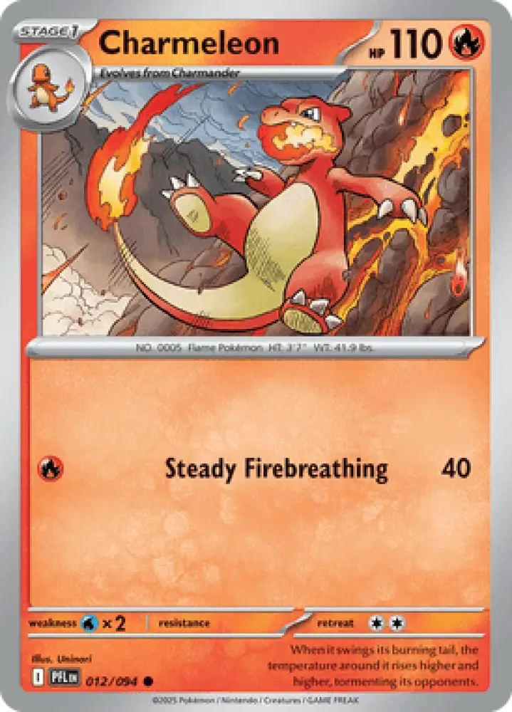 Phantasmal Flames Charmeleon 012/094 Englisch - Sammelkarten