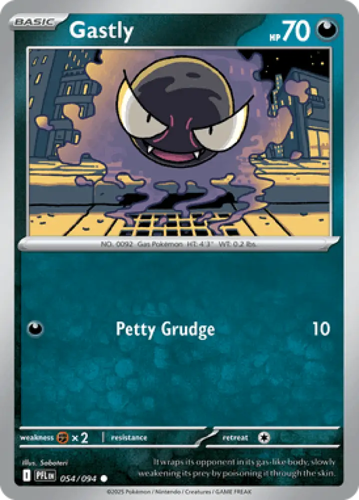 Phantasmal Flames Gastly 054/094 Englisch - Sammelkarten
