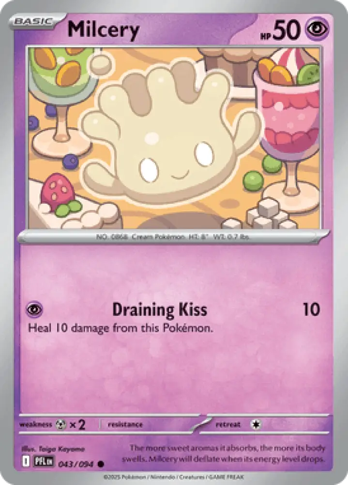 Phantasmal Flames Milcery 043/094 Englisch - Sammelkarten