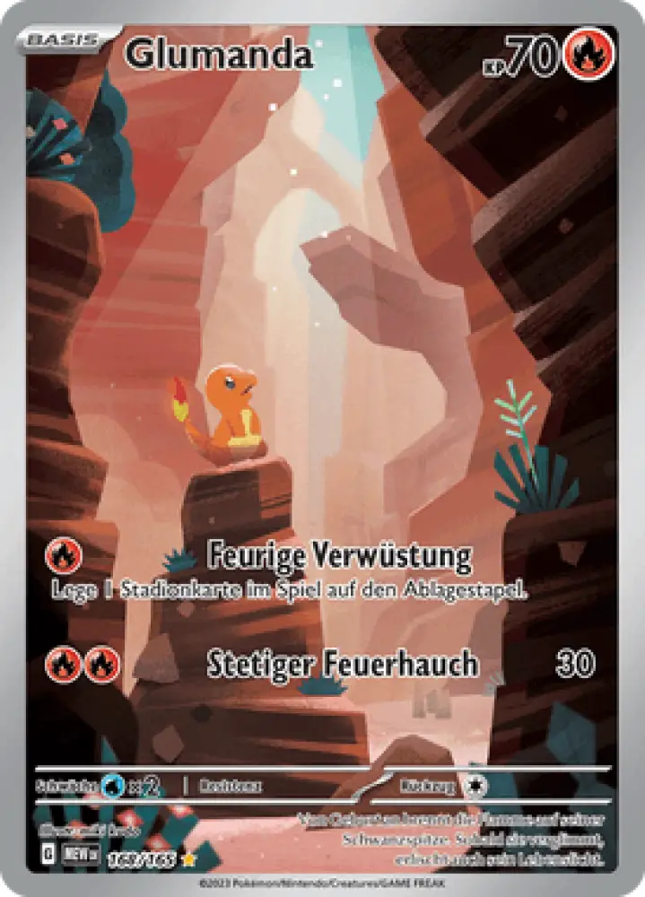 Pokemon 151 Glumanda 168/165 Deutsch - Sammelkarten