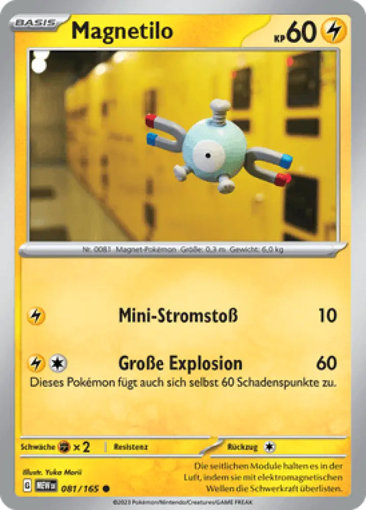 Pokemon 151 Magnetilo 081/165 Deutsch - Sammelkarten