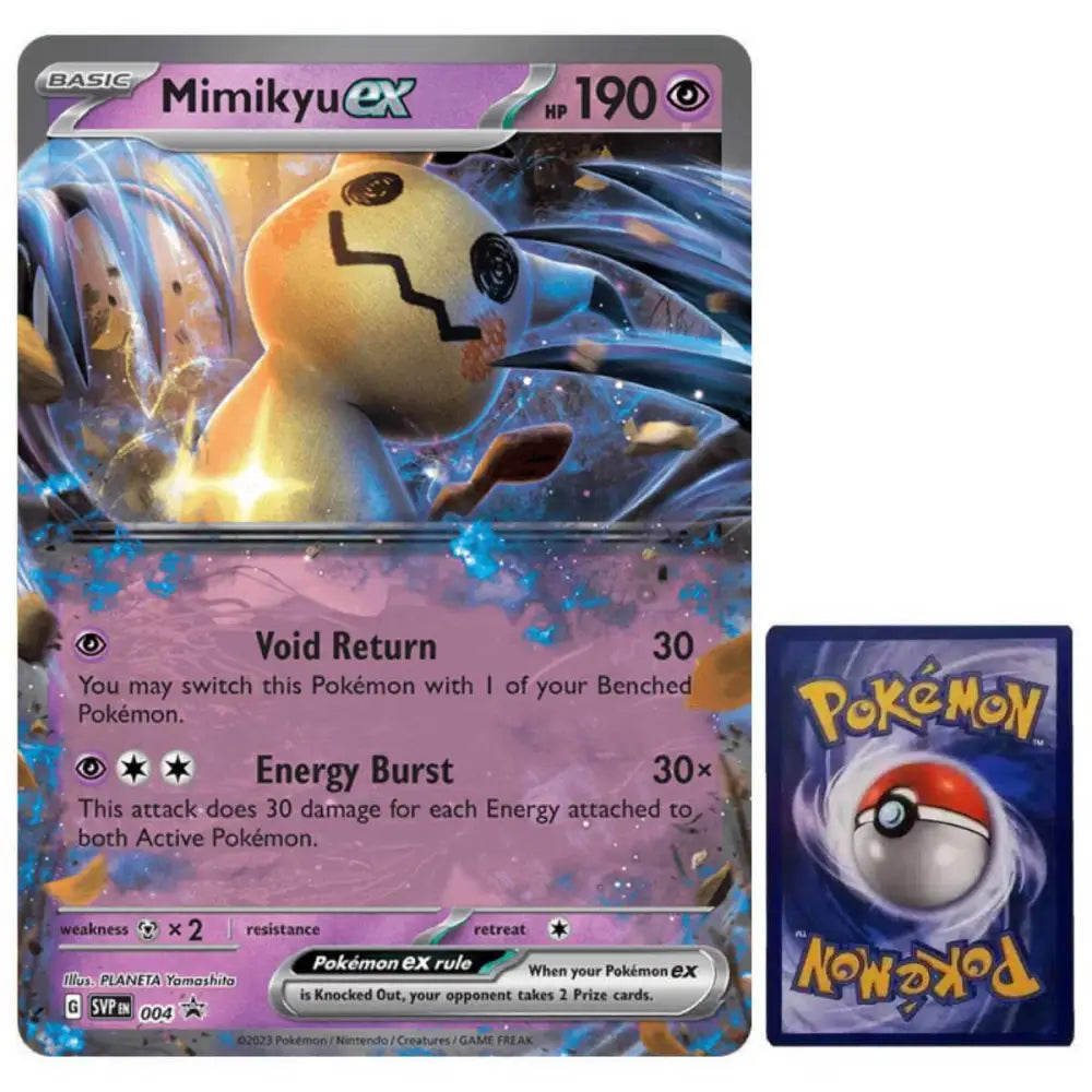 Pokemon Karte Mimikyu ex Jumbo Oversized SVP 004 Englisch - Sammelkarten