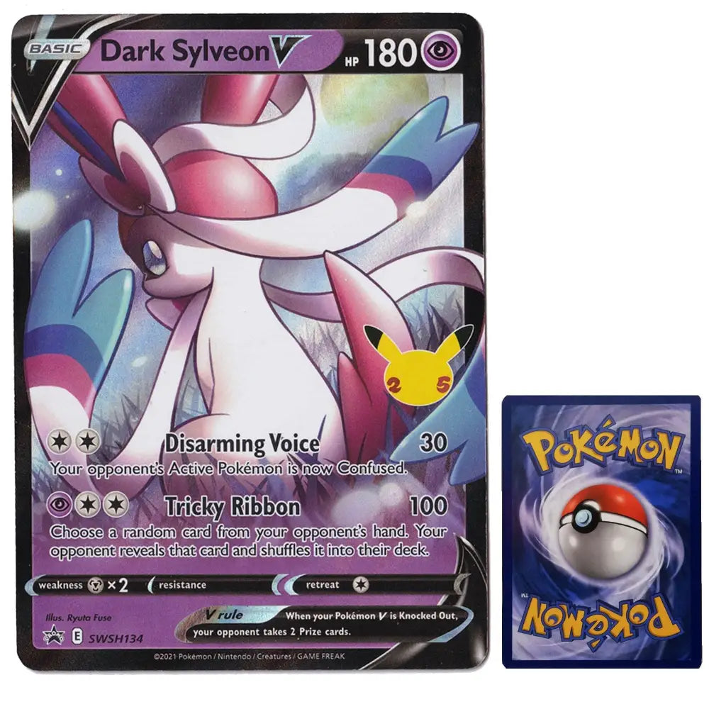 Pokemon XXL Jumbo Karte Dark Sylveon V SWSH134 EN