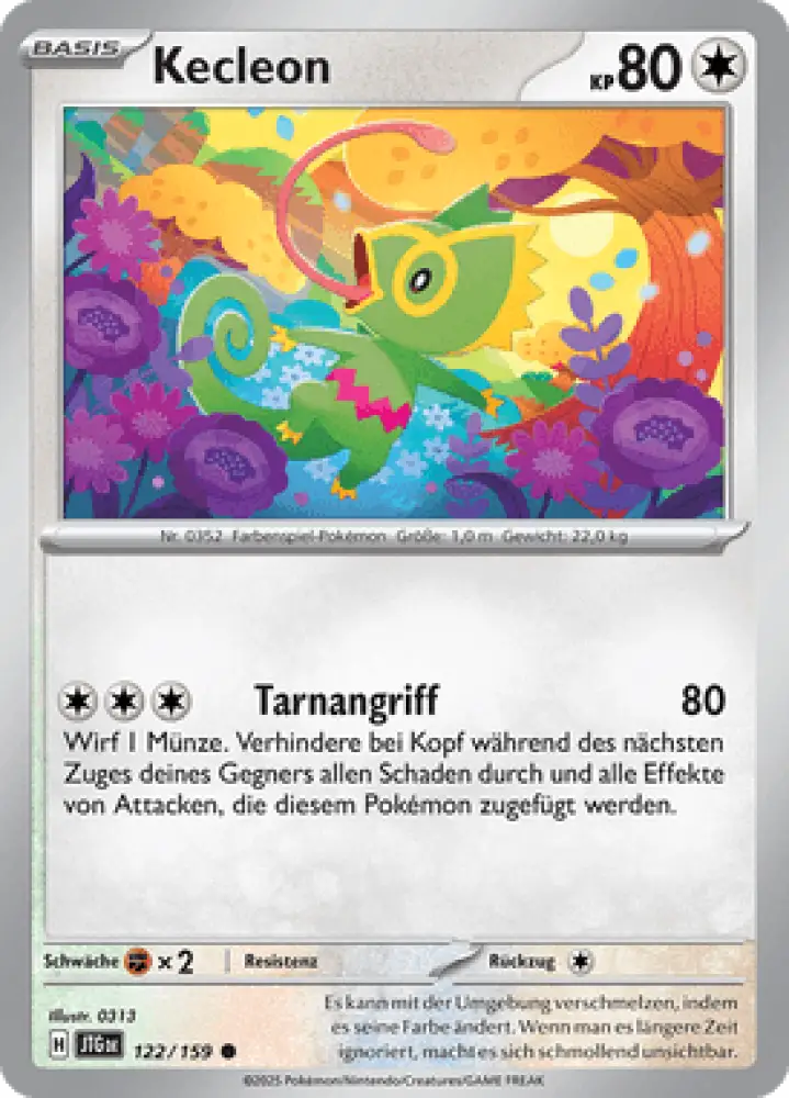 Reisegefährten Kecleon 122/159 Deutsch - Sammelkarten