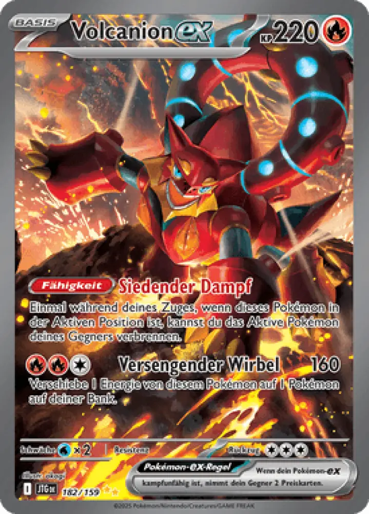 Reisegefährten Volcanion-ex 182/159 Deutsch - Sammelkarten