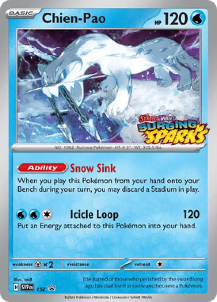 Scarlet & Violet Promos Chien-Pao SVP152 Englisch - Sammelkarten