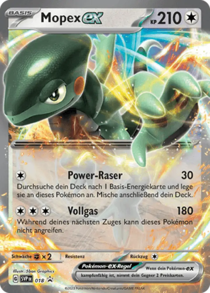 Scarlet & Violet Promos Mopex-ex SVP018 Deutsch - Holo / Near Mint - Sammelkarten