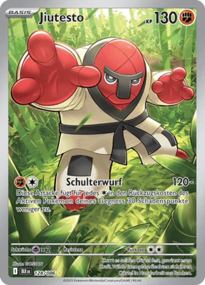 Schwarze Blitze Jiutesto 128/086 Deutsch - Sammelkarten