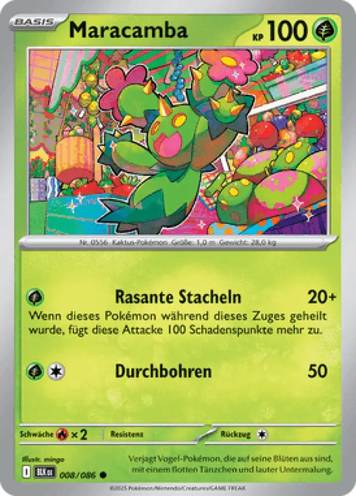 Schwarze Blitze Maracamba 008/086 Deutsch - Sammelkarten