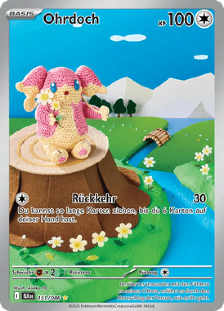 Schwarze Blitze Ohrdoch 151/086 Deutsch - Sammelkarten