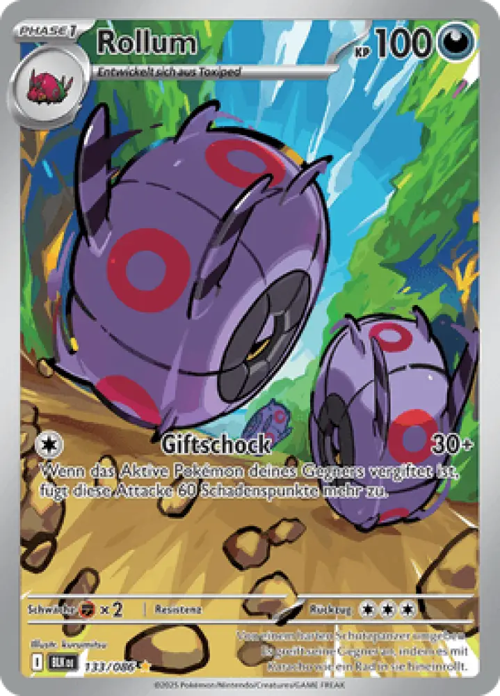 Schwarze Blitze Rollum 133/086 Deutsch - Sammelkarten