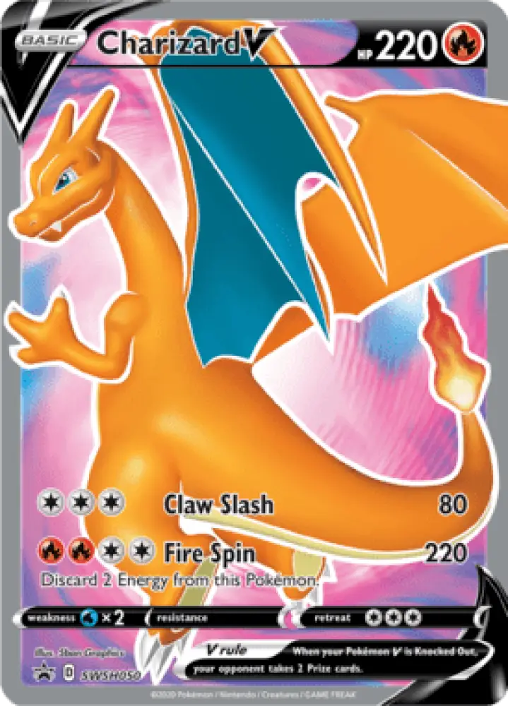 Schwert & Schild Promos Charizard V SWSH050 Englisch - Sammelkarten