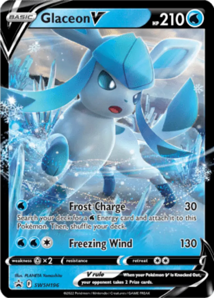 Schwert & Schild Promos Glaceon V SWSH196 Englisch - Holo / Near Mint - Sammelkarten