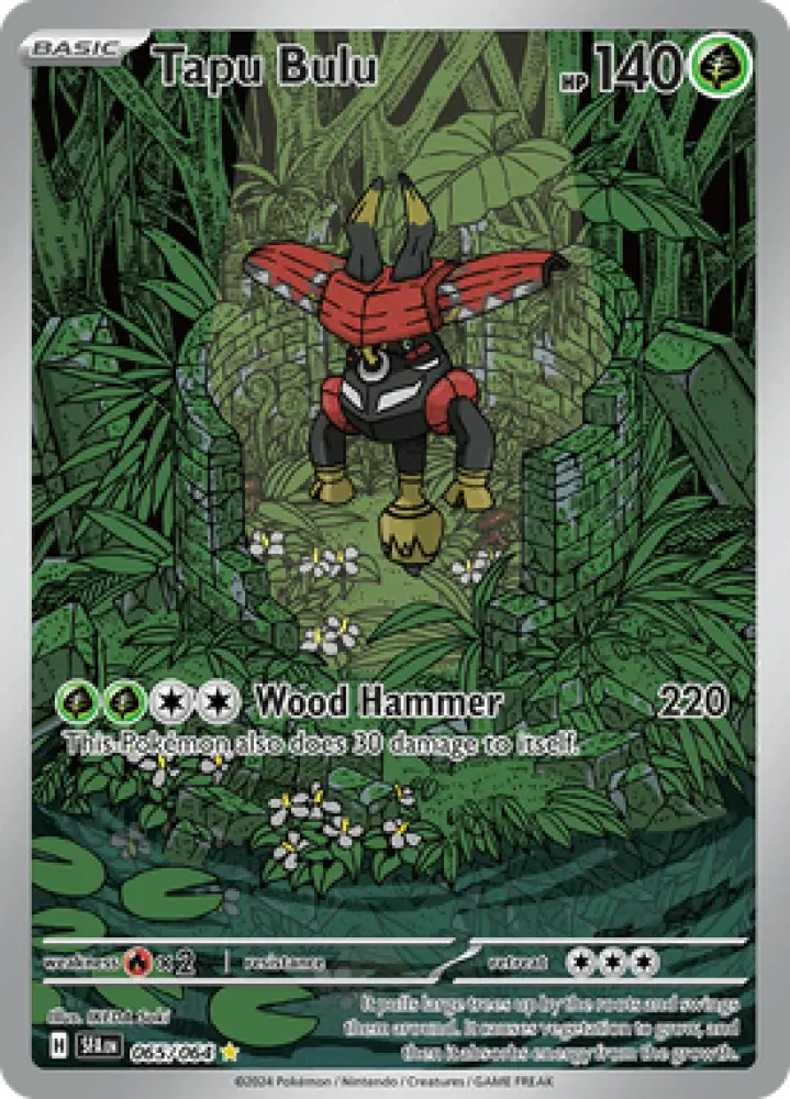 Shrouded Fable Tapu Bulu 065/064 Englisch - Holo / Near Mint - Sammelkarten