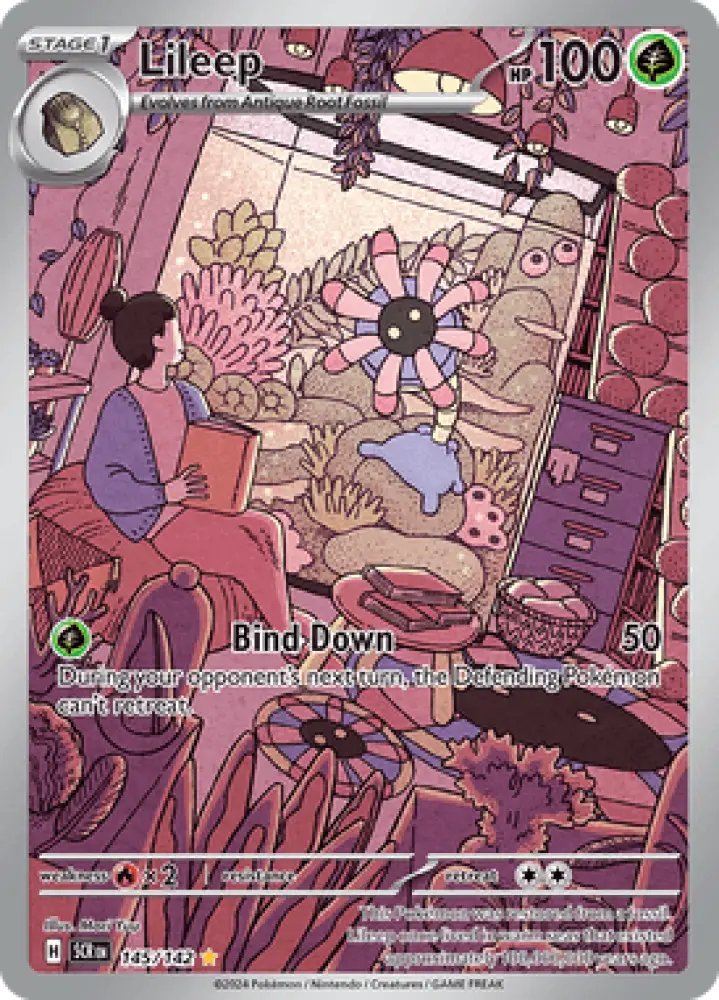 Stellar Crown Lileep 145/142 Englisch - Sammelkarten