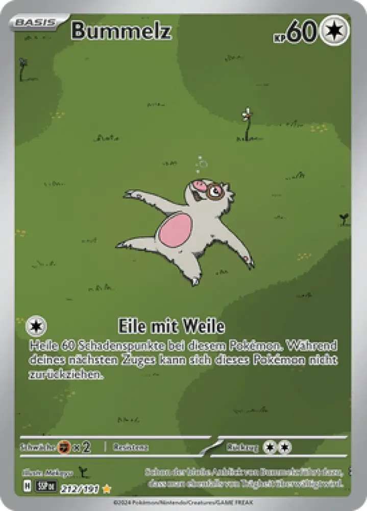 Stürmische Funken Bummelz 212/191 Deutsch - Sammelkarten