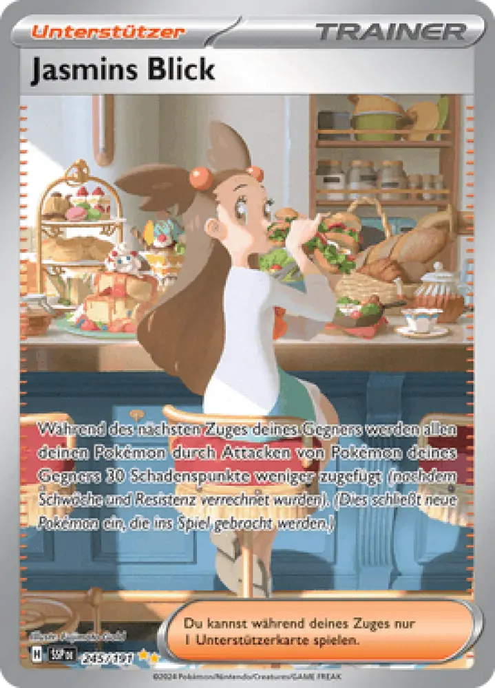 Stürmische Funken Jasmins Blick 245/191 Deutsch - Sammelkarten
