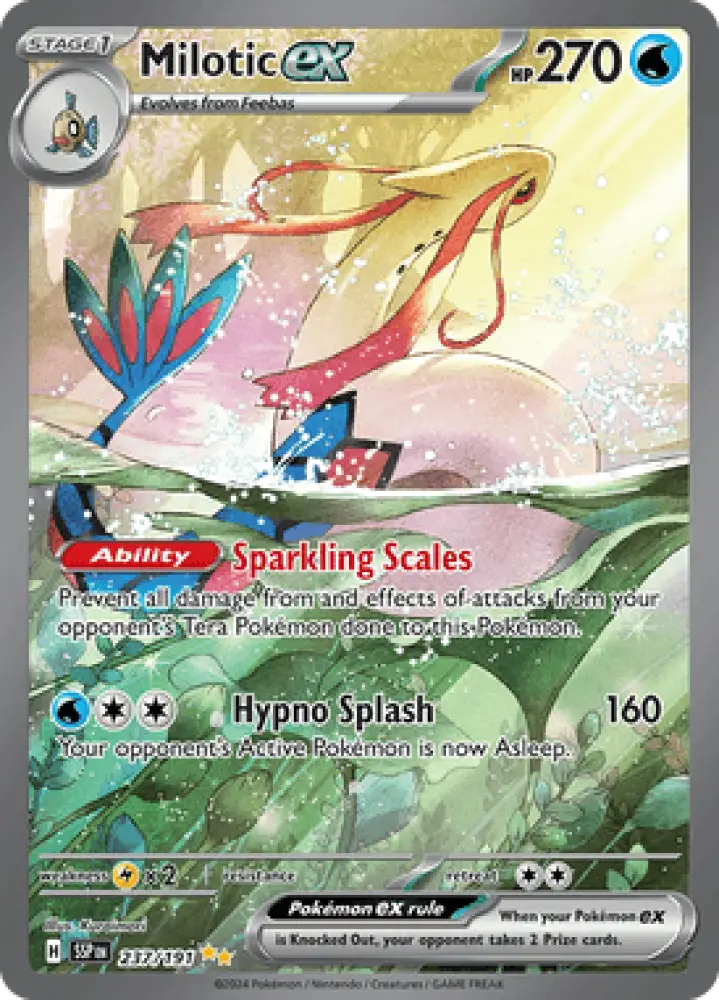 Surging Sparks Milotic ex 237/191 Englisch - Sammelkarten