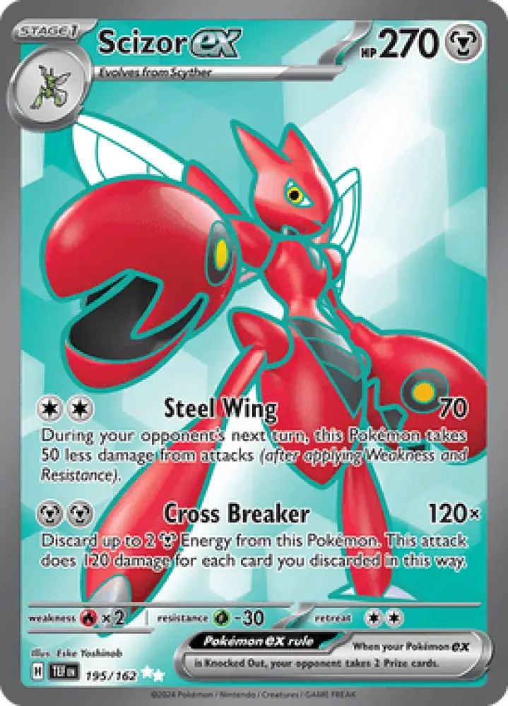 Temporal Forces Scizor ex 195/162 Englisch - Sammelkarten