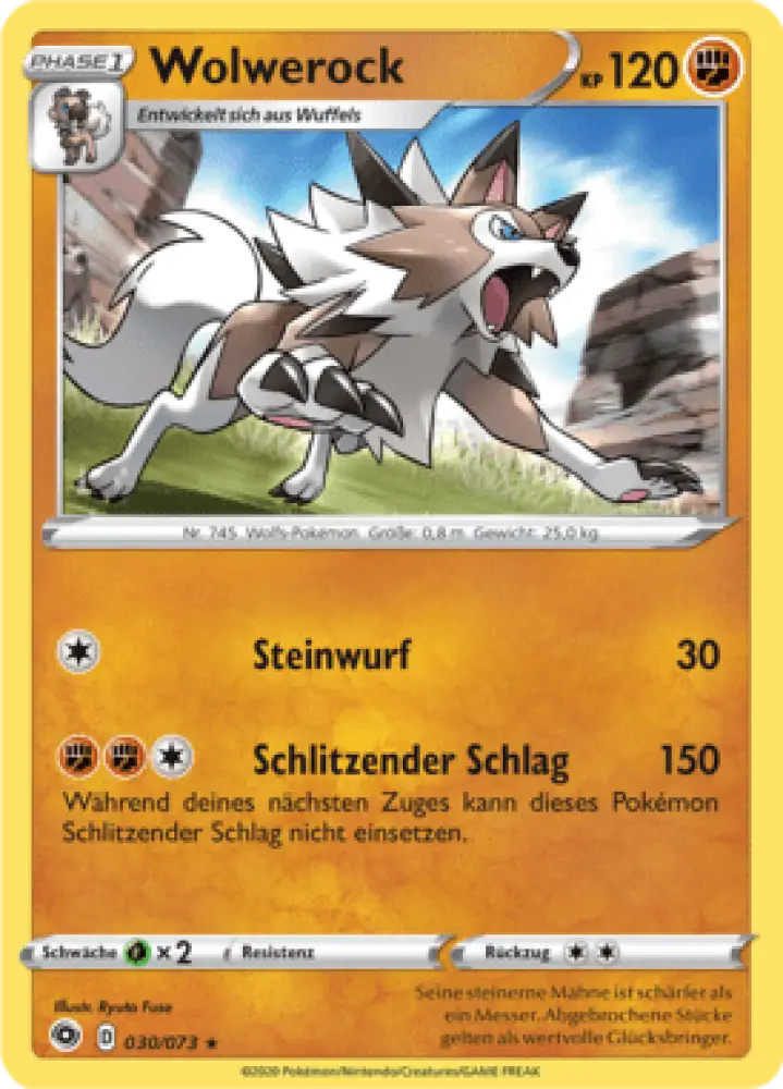 Weg des Champs Wolwerock 030/073 Deutsch - Sammelkarten