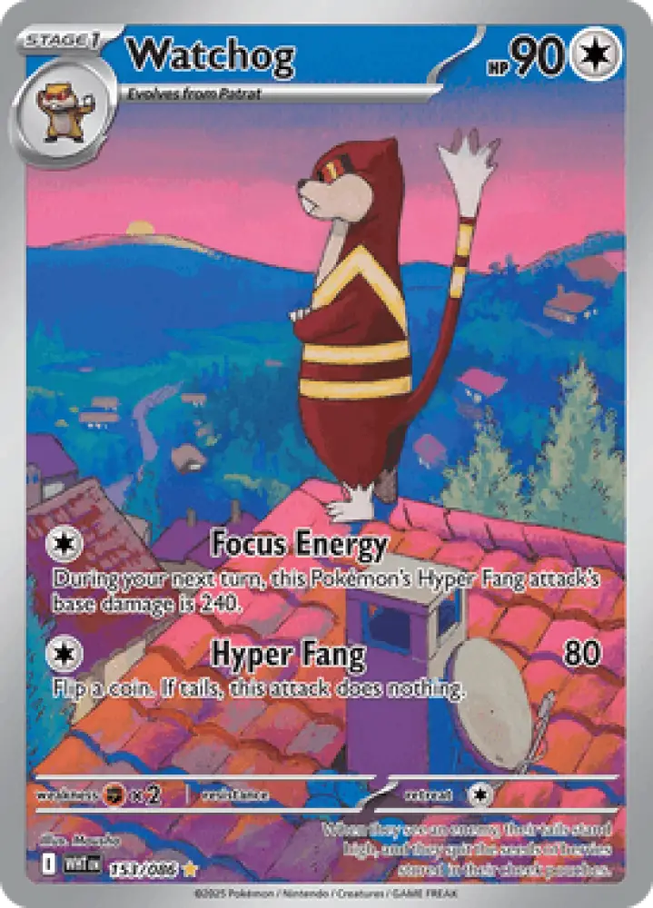 White Flare Watchog 153/086 Englisch - Sammelkarten