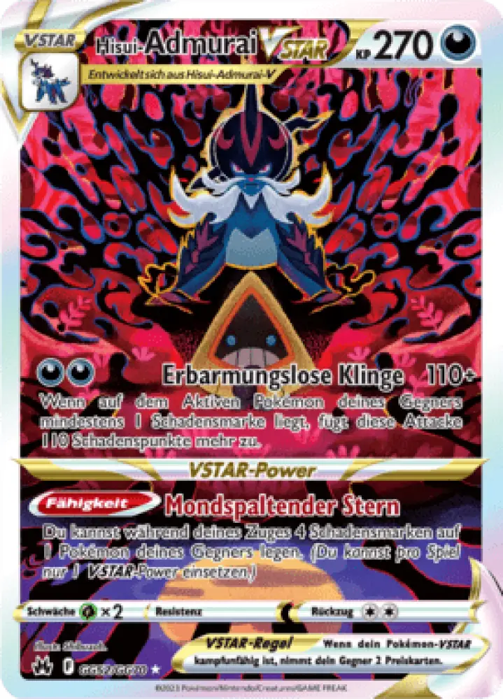 Zenit der Könige Hisui-Admurai VSTAR GG52/GG70 Deutsch - Sammelkarten