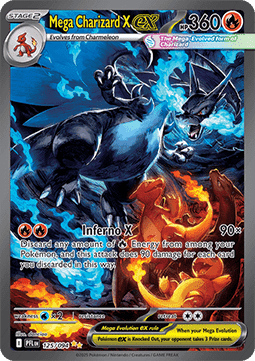 Mega Charizard X ex Special Illustration Rare aus Phantasmal Flames