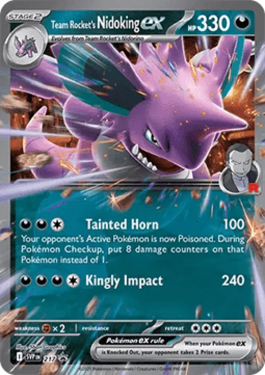 Team Rocket's Nidoking ex - SV Black Star Promos (Promo) [SVP-217]