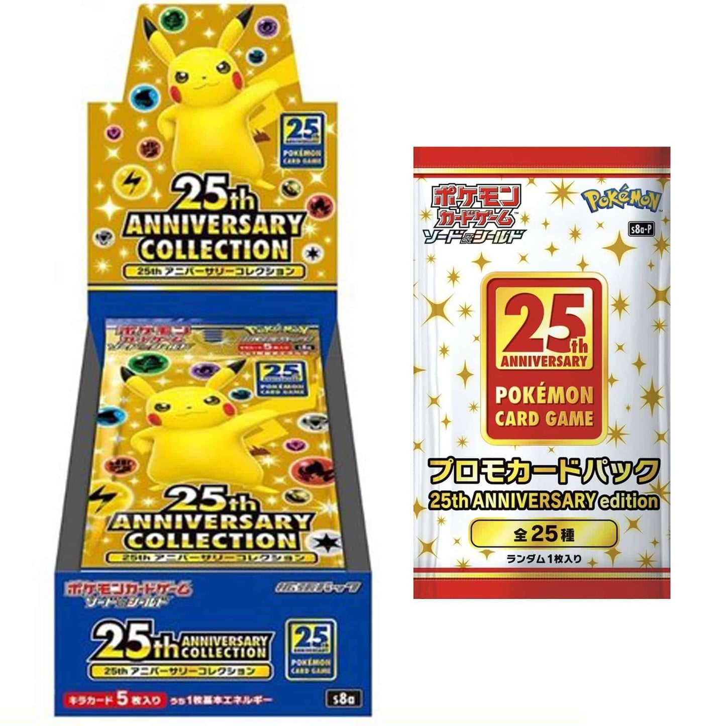 25th Anniversary Collection Box & 1 Promo Booster Japanisch