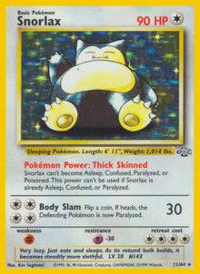 Snorlax - Jungle (Holo Rare) [JU-11]