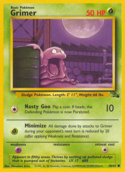 Grimer - Fossil (Common) [FO-48]