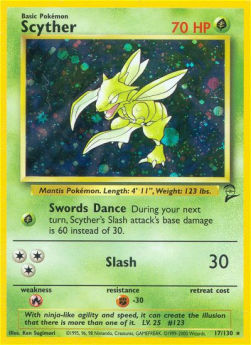 Scyther - Base Set 2 (Holo Rare) [B2-17]