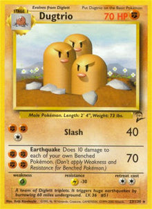 Dugtrio - Base Set 2 (Rare) [B2-23]
