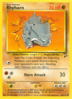 Rhyhorn - Base Set 2 (Common) [B2-90]