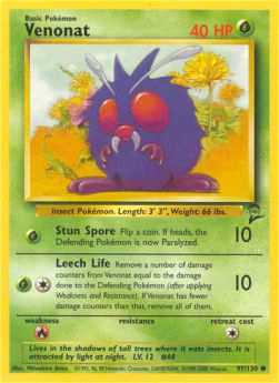 Venonat - Base Set 2 (Common) [B2-97]