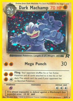 Dark Machamp - Team Rocket (Holo Rare) [TR-10]