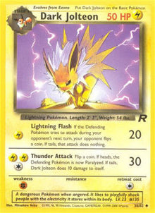 Dark Jolteon - Team Rocket (Uncommon) [TR-38]