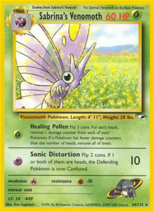 Sabrina's Venomoth - Gym Heroes (Rare) [GH-34]