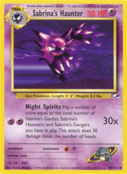 Sabrina's Haunter - Gym Heroes (Uncommon) [GH-58]