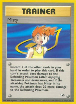 Misty - Gym Heroes (Rare) [GH-102]