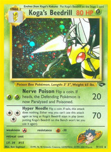 Koga's Beedrill - Gym Challenge (Holo Rare) [GC-9]